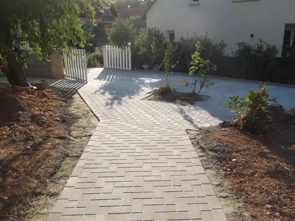 Nettoyage pavé à Saint-Martin